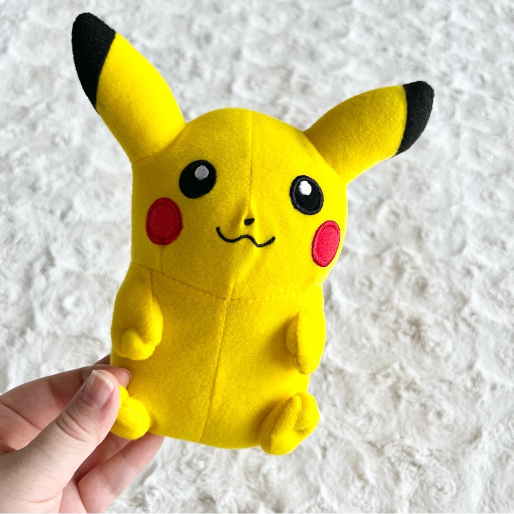 Pokemon Pikachu Plush Stuffed Animal Yellow 6” Small Anime Toy Factory Nintendo